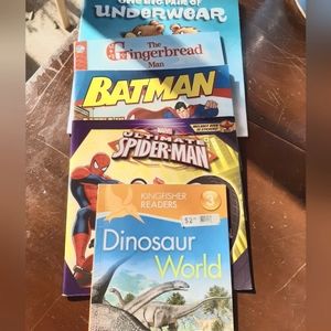 Reading books for young kids set of 5